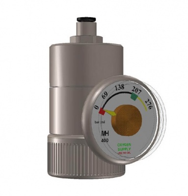 DIN-477 Regulator - with gauge